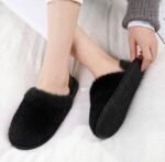 1 Pair Women Winter Warm Non-Slip Indoor Floor Socks Soft Home Velvet Slipper Socks - Image 4