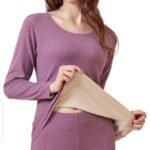 VELVET FLEECED Thermal Inside Double Layer Velvet Fleece Innerwear For Women