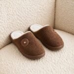 Men's Bear Plush Slippers with Fleece Lining - Image 2